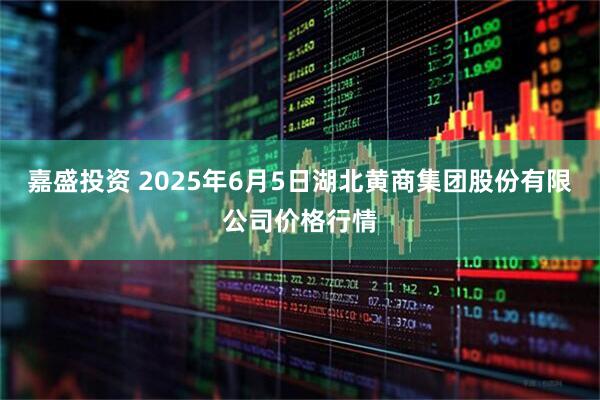 嘉盛投资 2025年6月5日湖北黄商集团股份有限公司价格行情