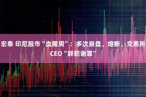 宏泰 印尼股市“血腥周”：多次崩盘、熔断、交易所CEO“辞职谢罪”
